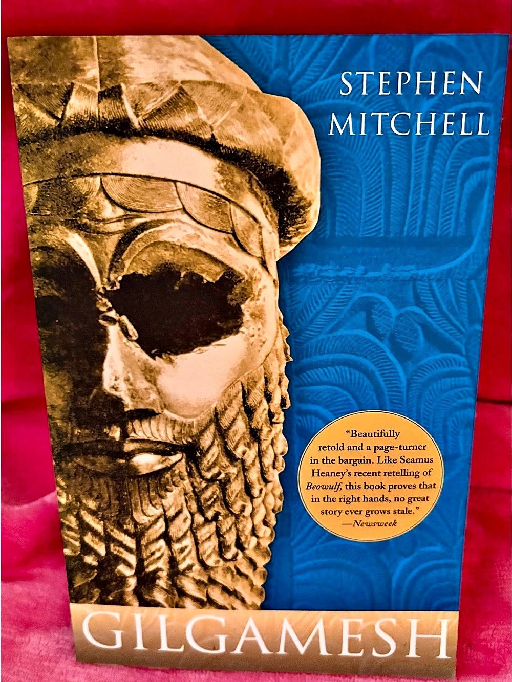 Vintage International Gilgamesh Paperback Book Blue & Gold